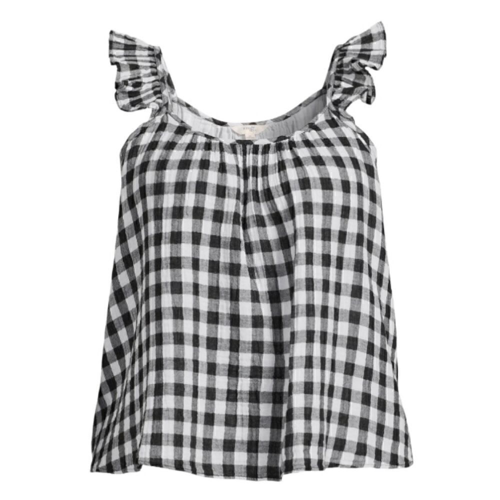 Women's Plus Size Ruffle Strap Tank Top